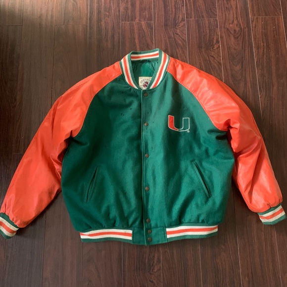 Miami U Insulated Varsity Jacket Xl 